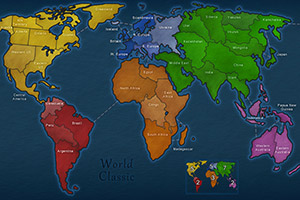 Risk Strike sells a 20-minute version of the classic world domination board  game, sans world map